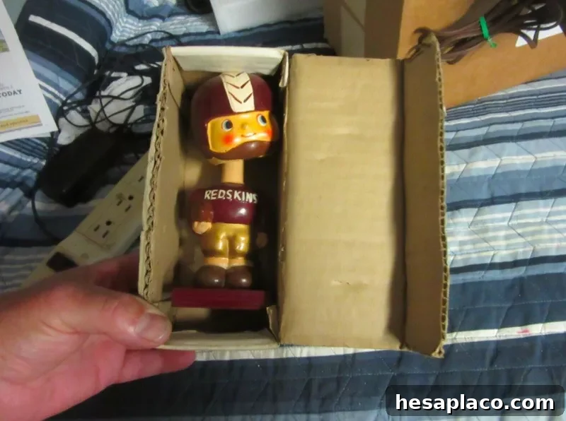 1960s Washington Redskins bobblehead
